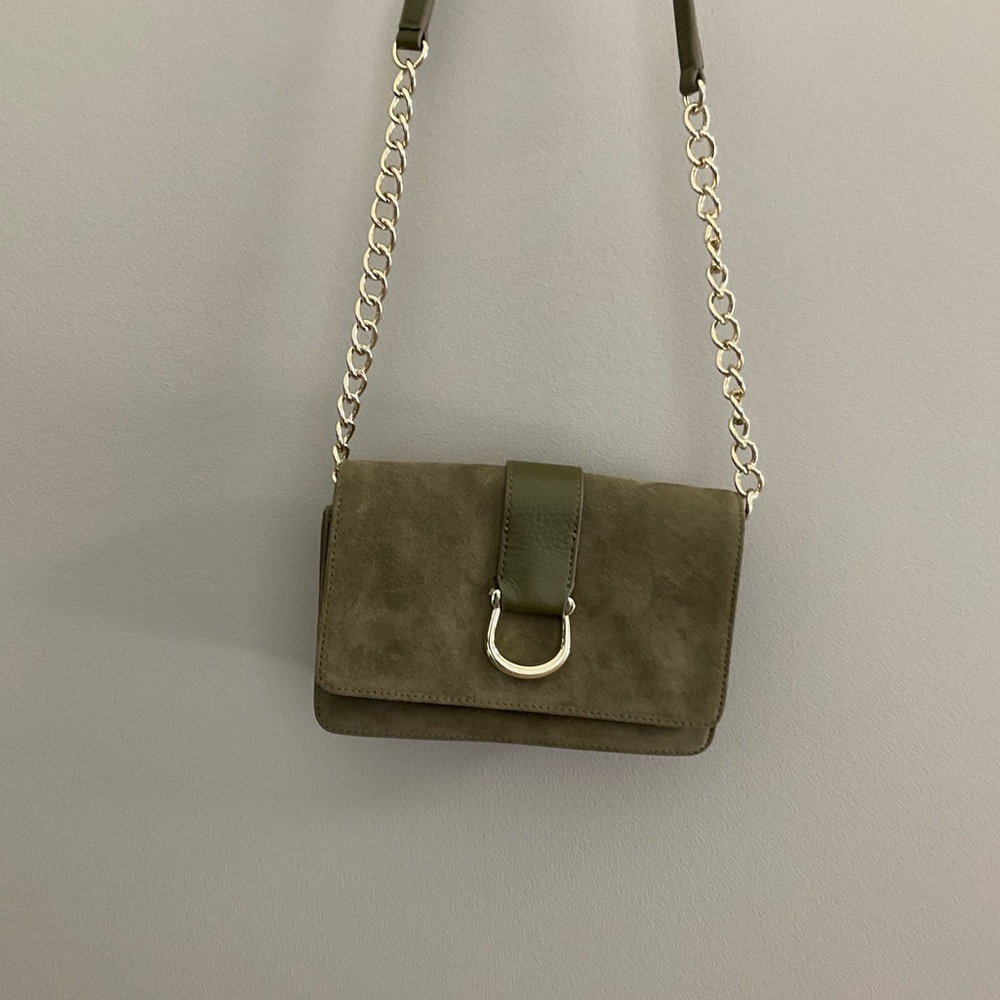 Talbot's Suede Leather NWOT Small Crossbody. - Picture 5 of 12